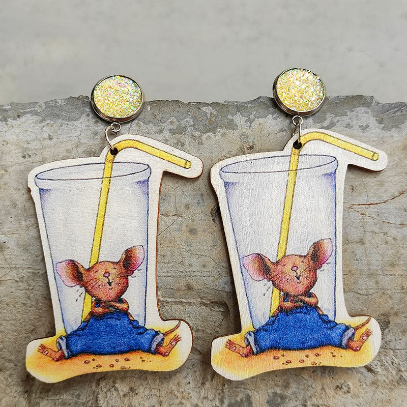 Pencil Colored the World Earrings
