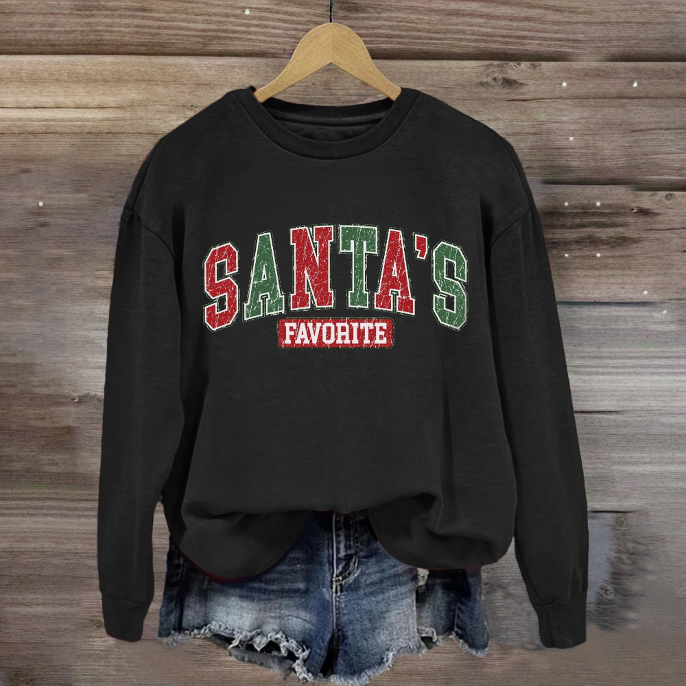 Santa's Favorite Retro Sweatshirt