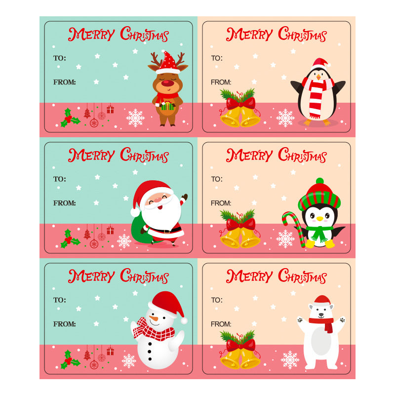 60 pcs Christmas stickers