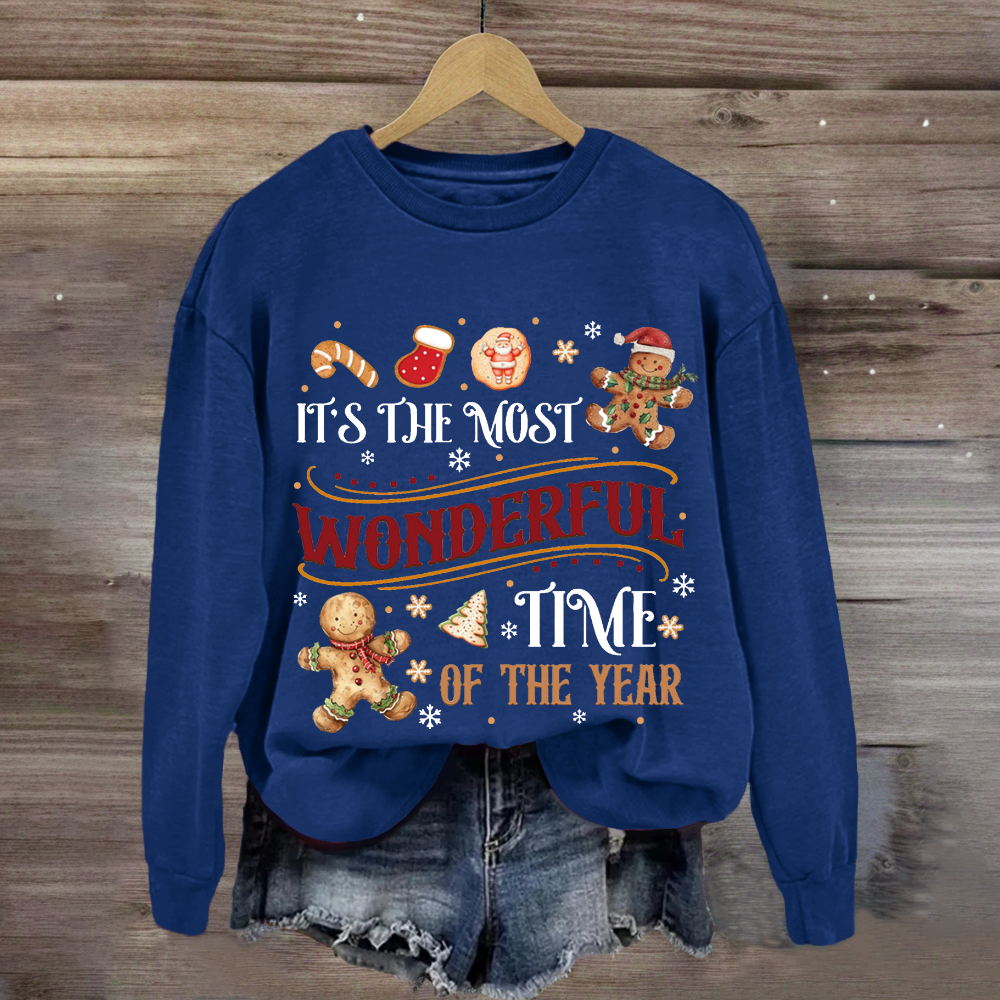 It's The Most Wonderful Time Of The Year  Gingerbread Sweatshirt