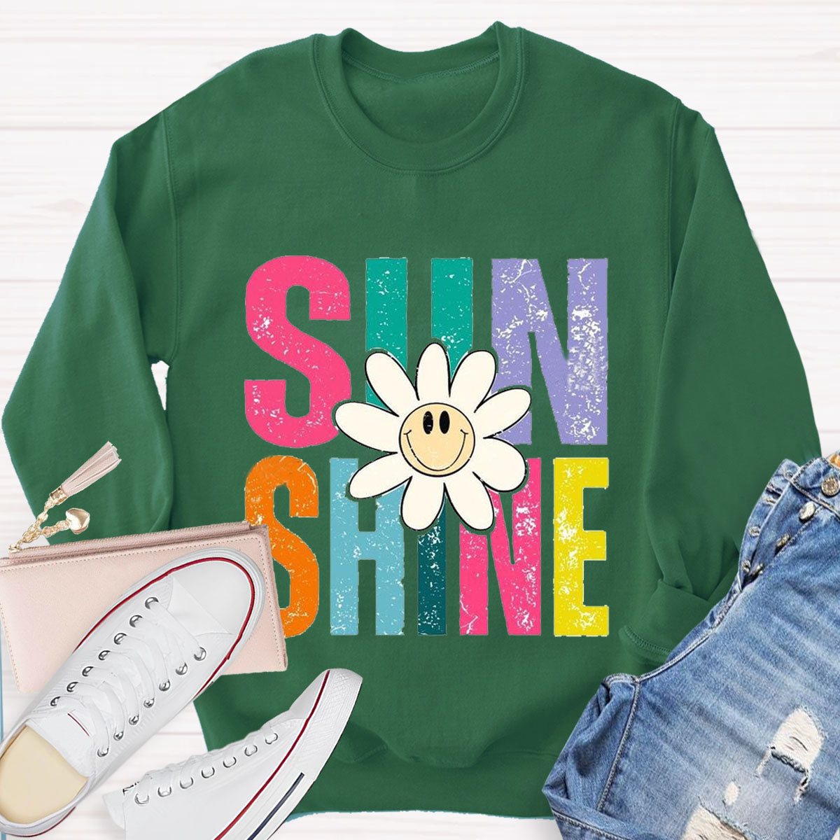 Positive Sunshine Teacher Sweatshirt