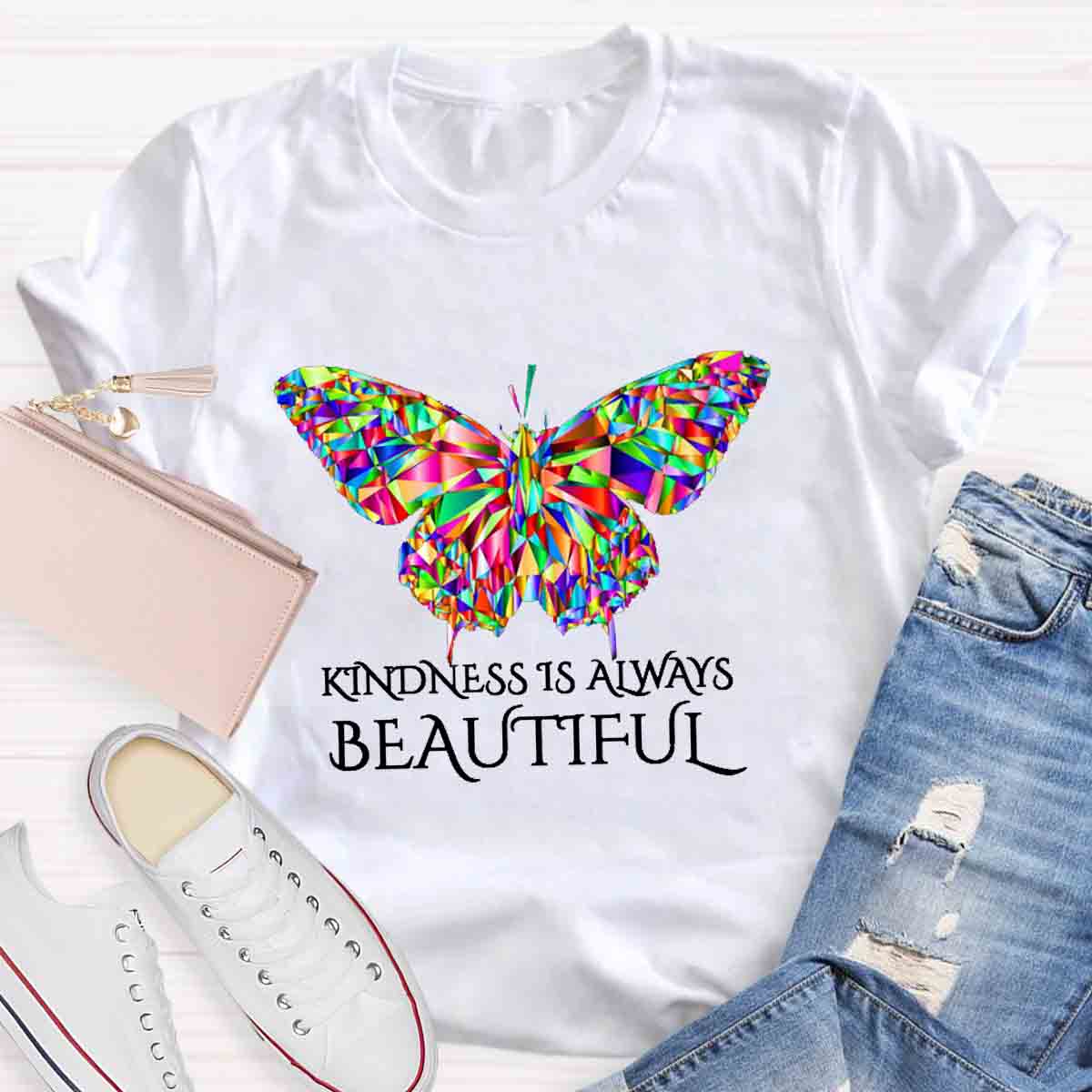 Kindness Is Always Beautiful Butterfly T-Shirt