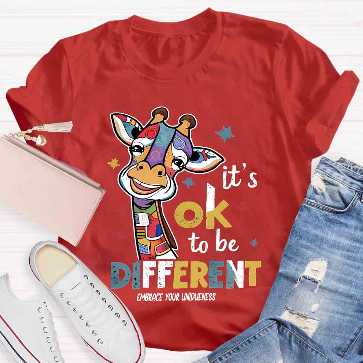 It's Ok To Be Different Embrace Your Uniqueness T-Shirt