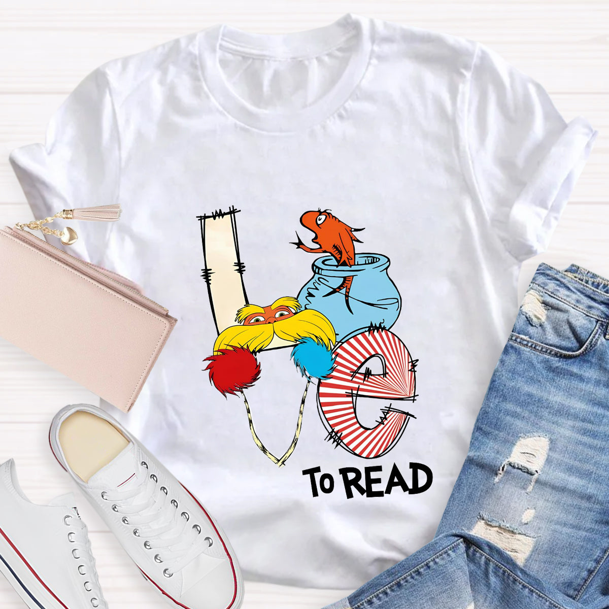 Love To Read Teacher T-Shirt