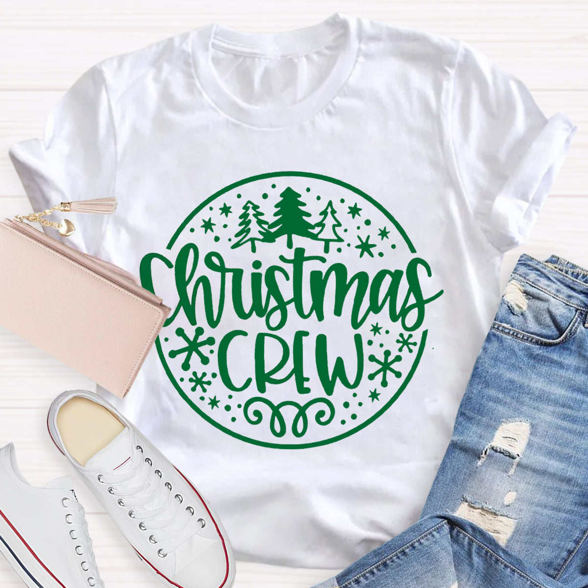 Christmas Crew Teacher T-Shirt