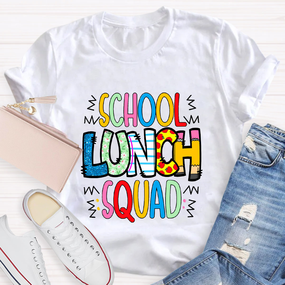School Lunch Squad Lunch Lady T-Shirt