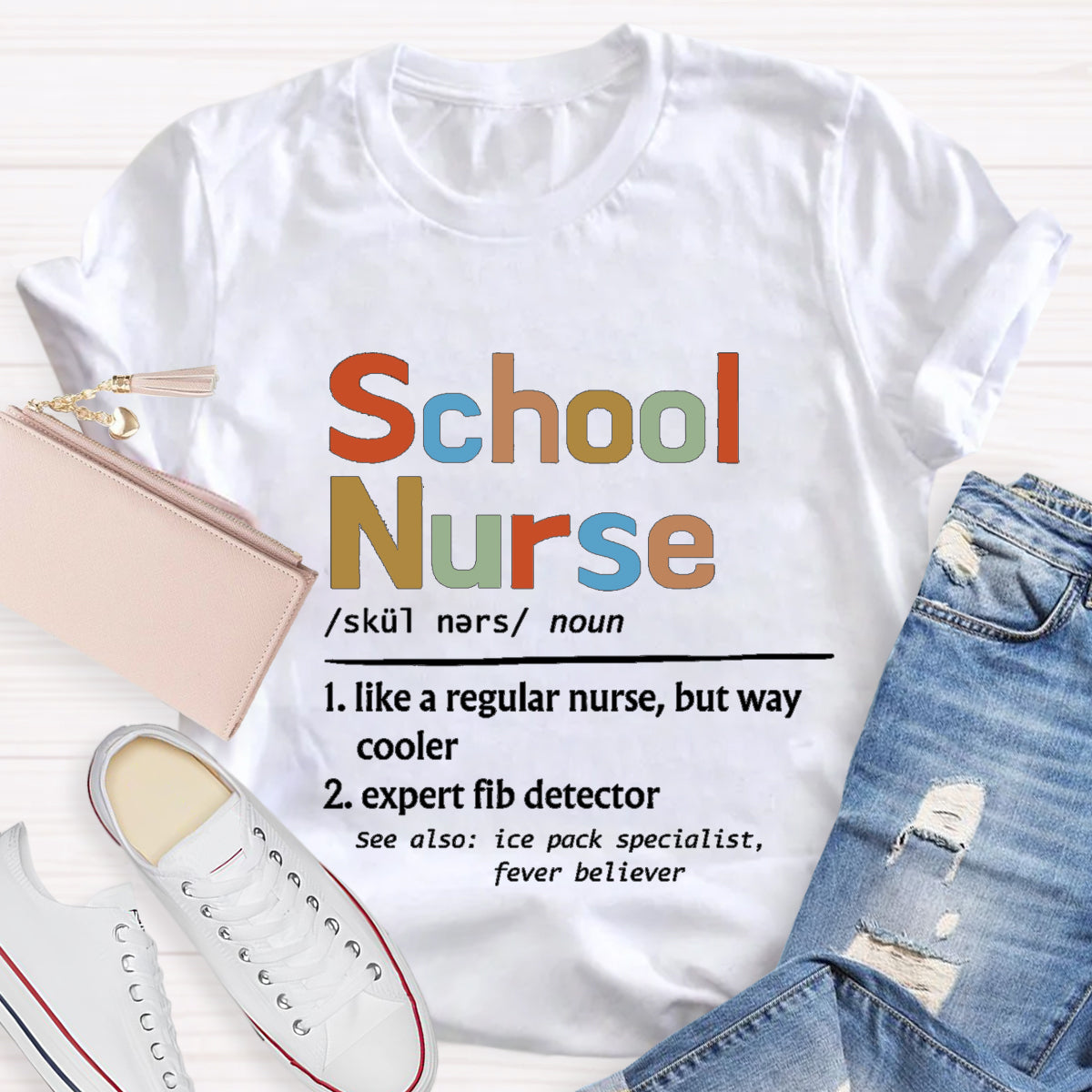School Nurse Like Normal Nurse But Way Cooler T-Shirt