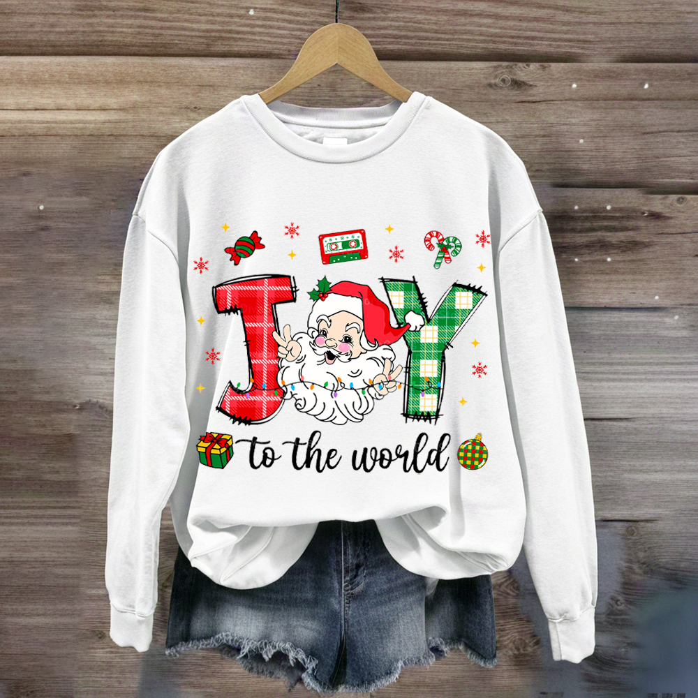 Joy To The World Christmas Season Sweatshirt