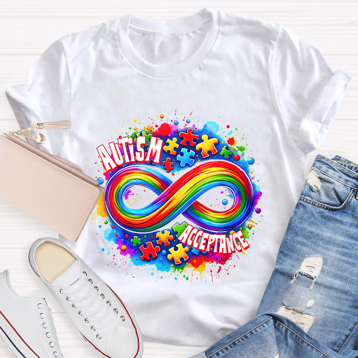 Colorful Infinity Symbol T-Shirt