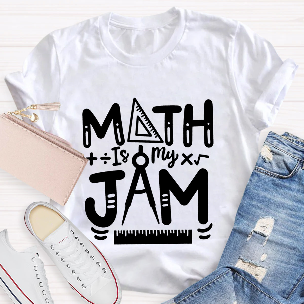 Math Is My Jam Teacher T-Shirt