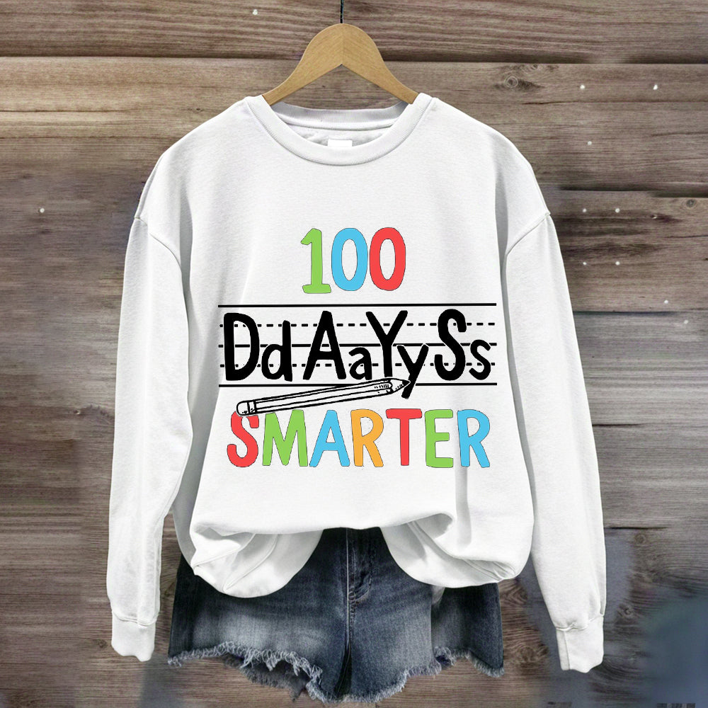 100 Days Smarter Pencil Sweatshirt