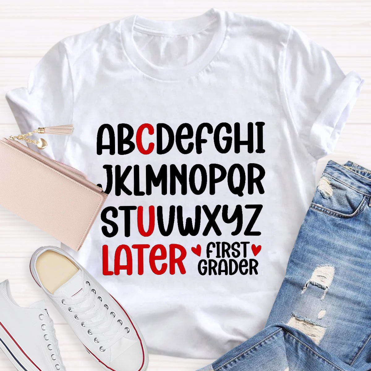 Personalized Grade See You Later Teacher T-Shirt