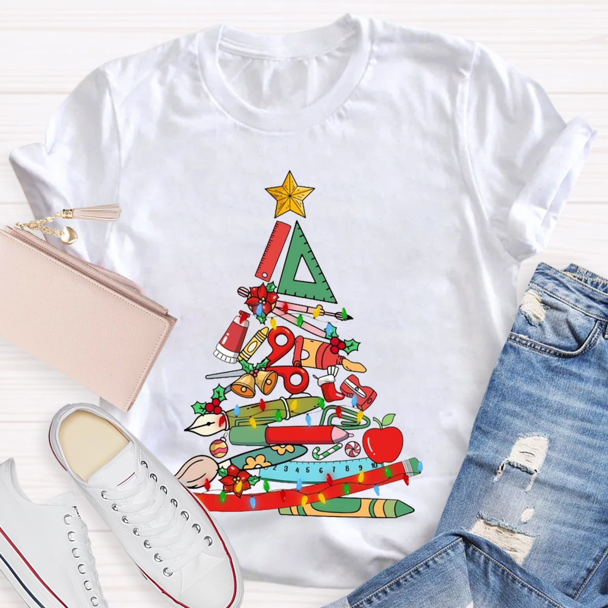 Teaching Aids Christmas Tree T-Shirt