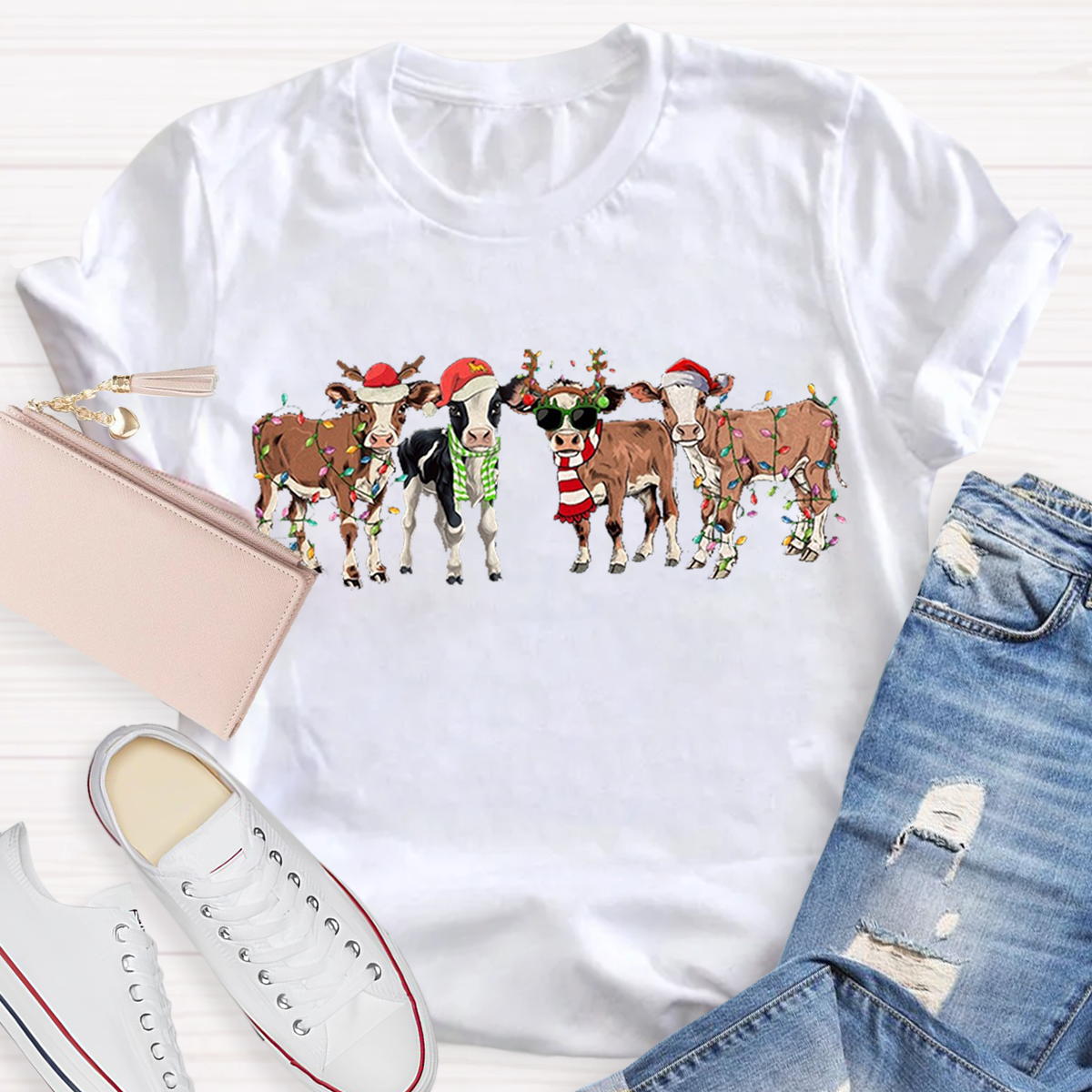 Lights Christmas Teacher T-Shirt