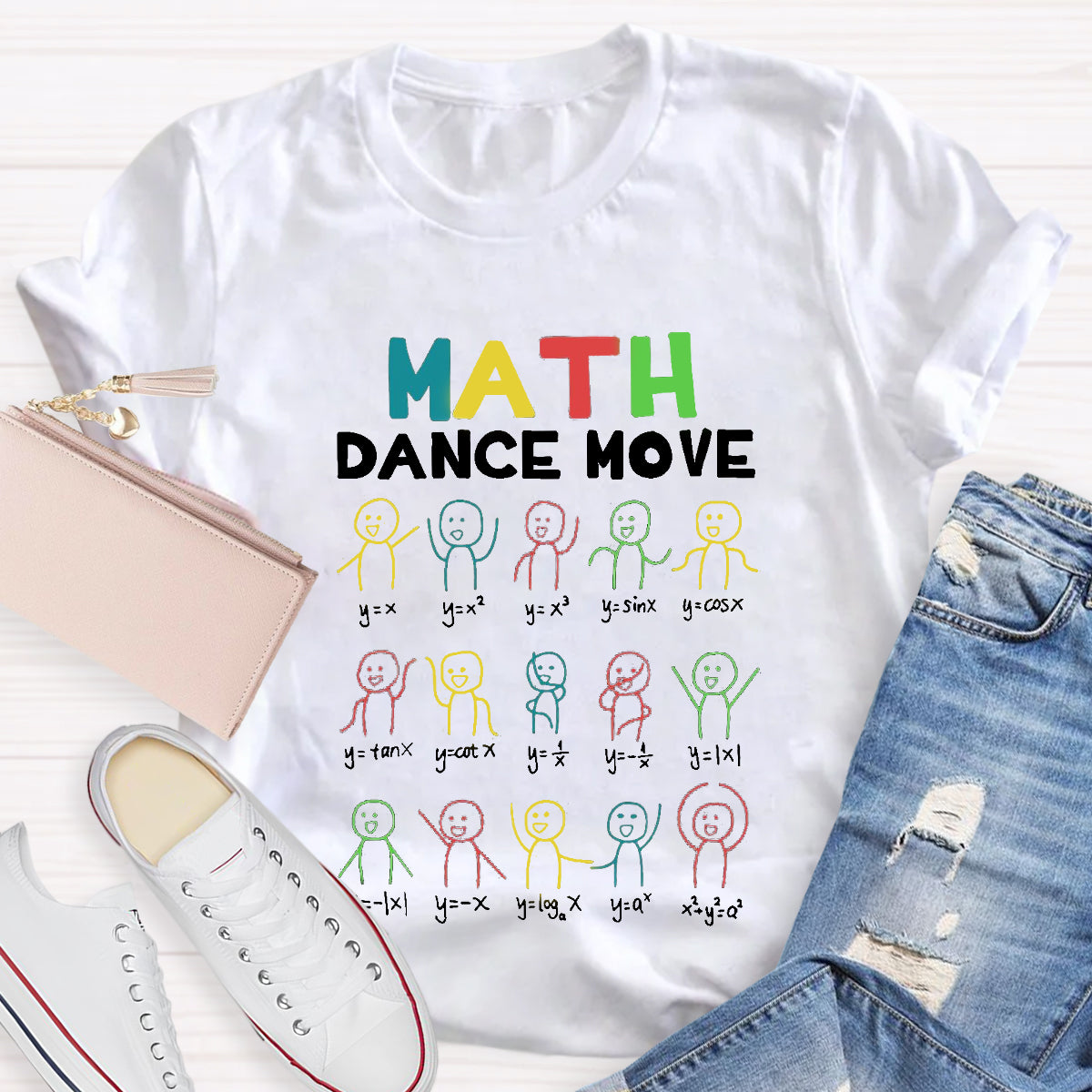 Math Dance Move Teacher T-Shirt