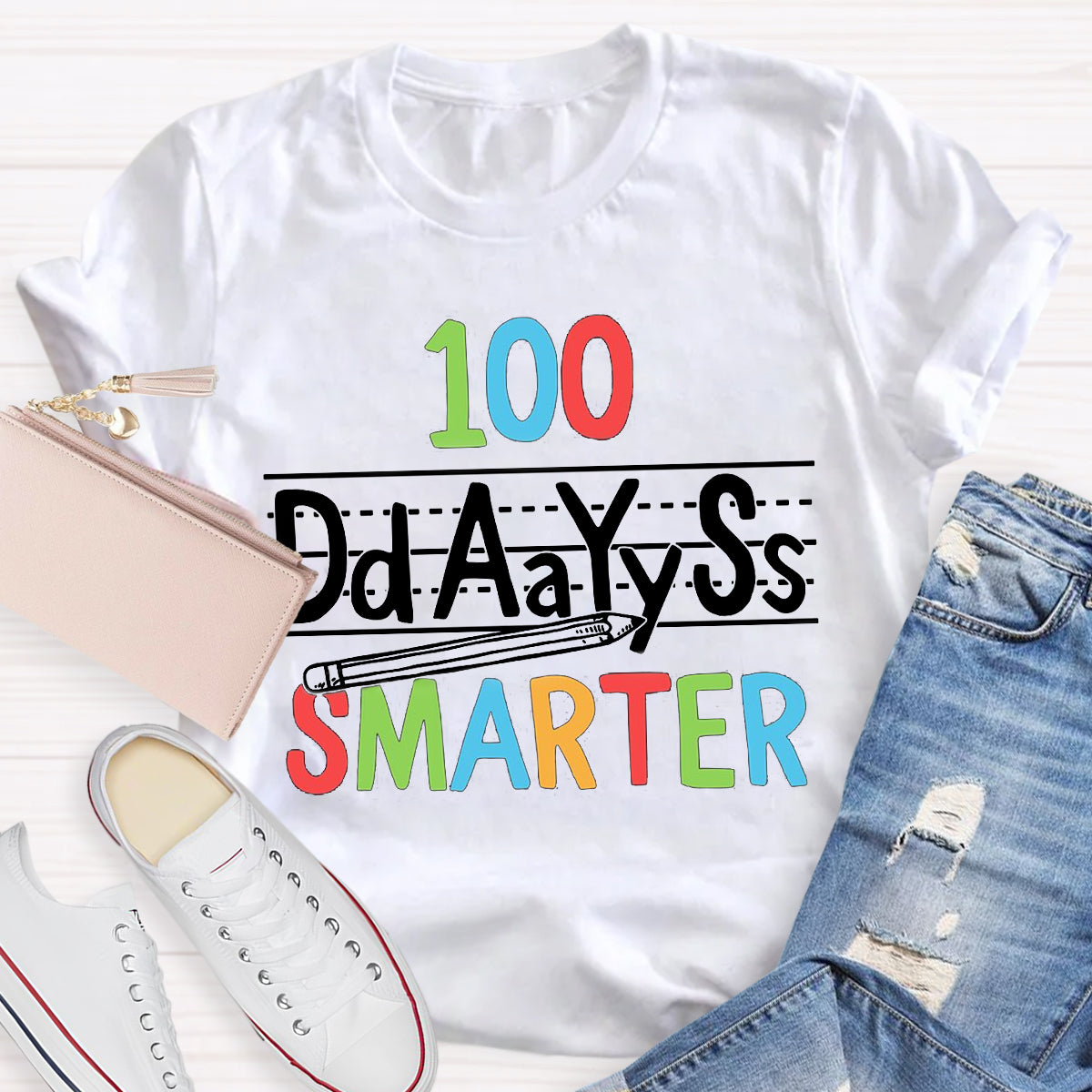 100 Days Smarter Teacher T-Shirt