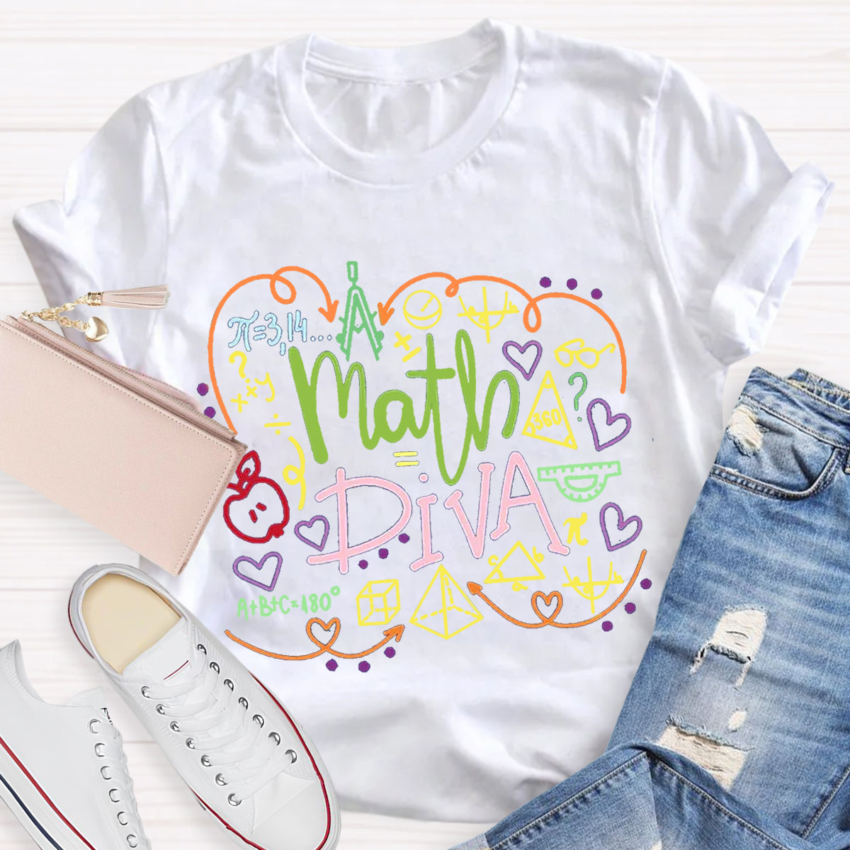 Math Diva Mathematical Symbol T-Shirt