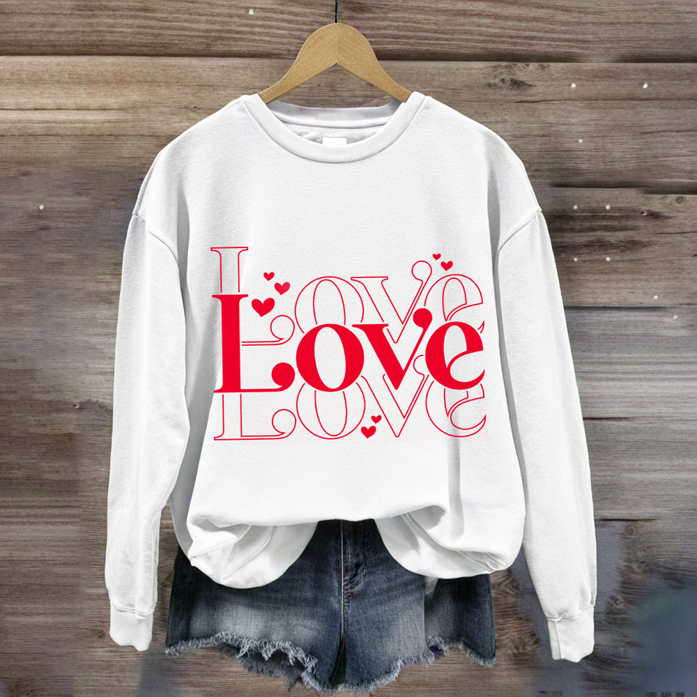 Cute Valentine Heart Sweatshirt