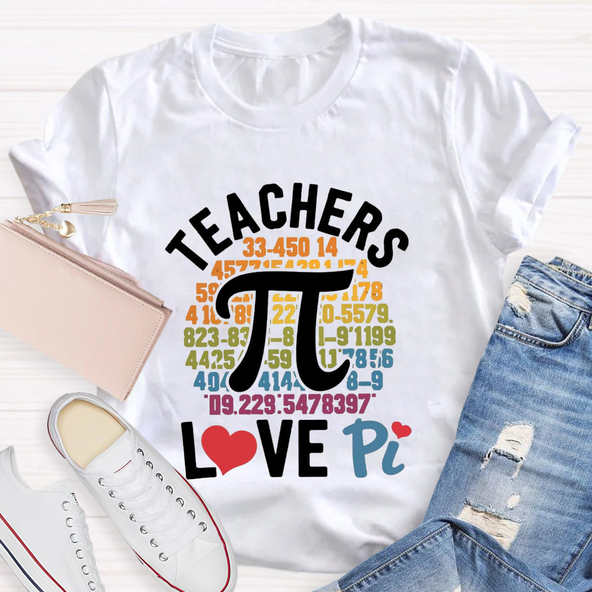 Teachers Love Pi Day T-Shirt