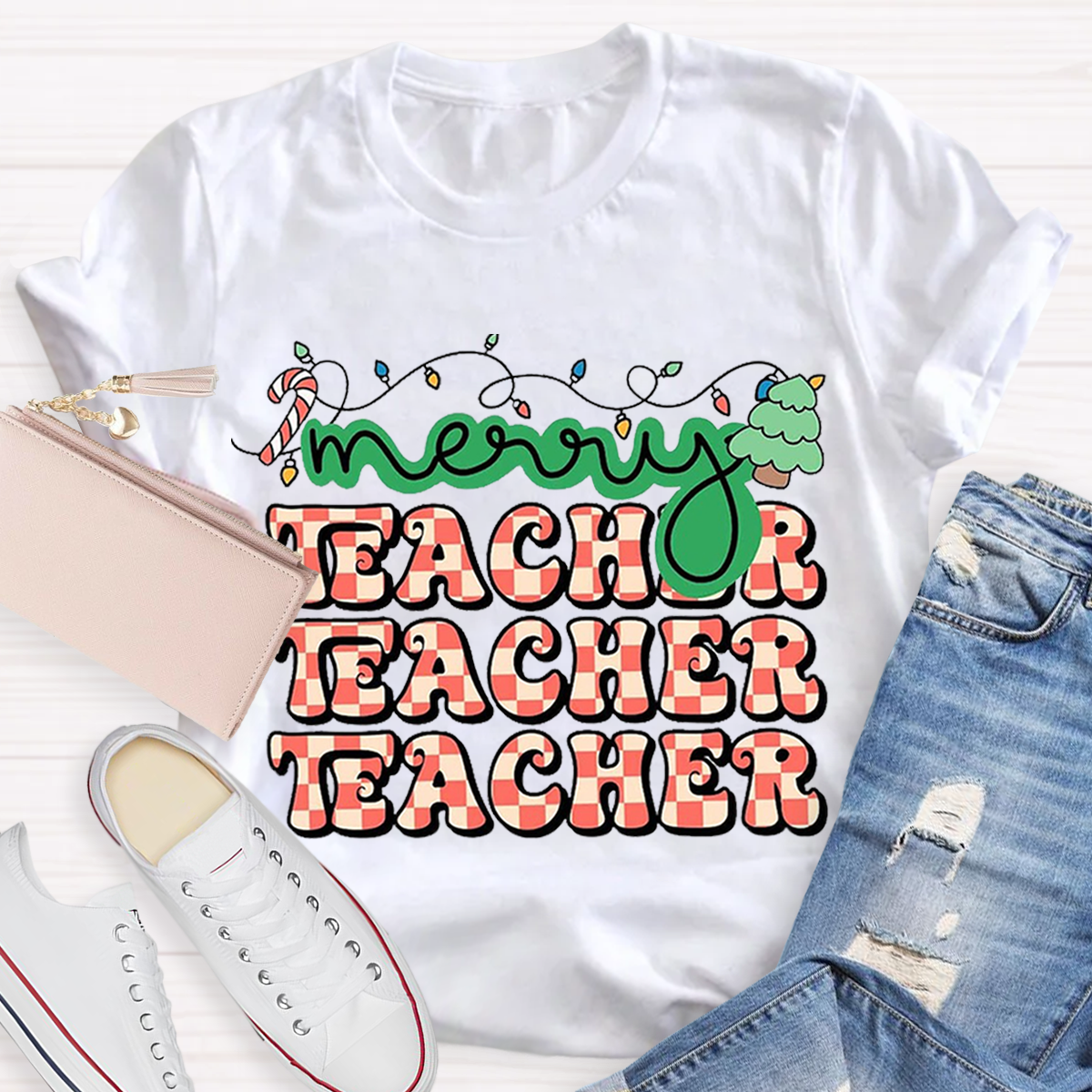 Merry Christmas Teacher T-Shirt