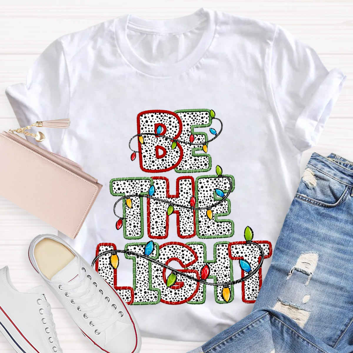 Be The Light Teacher T-shirt