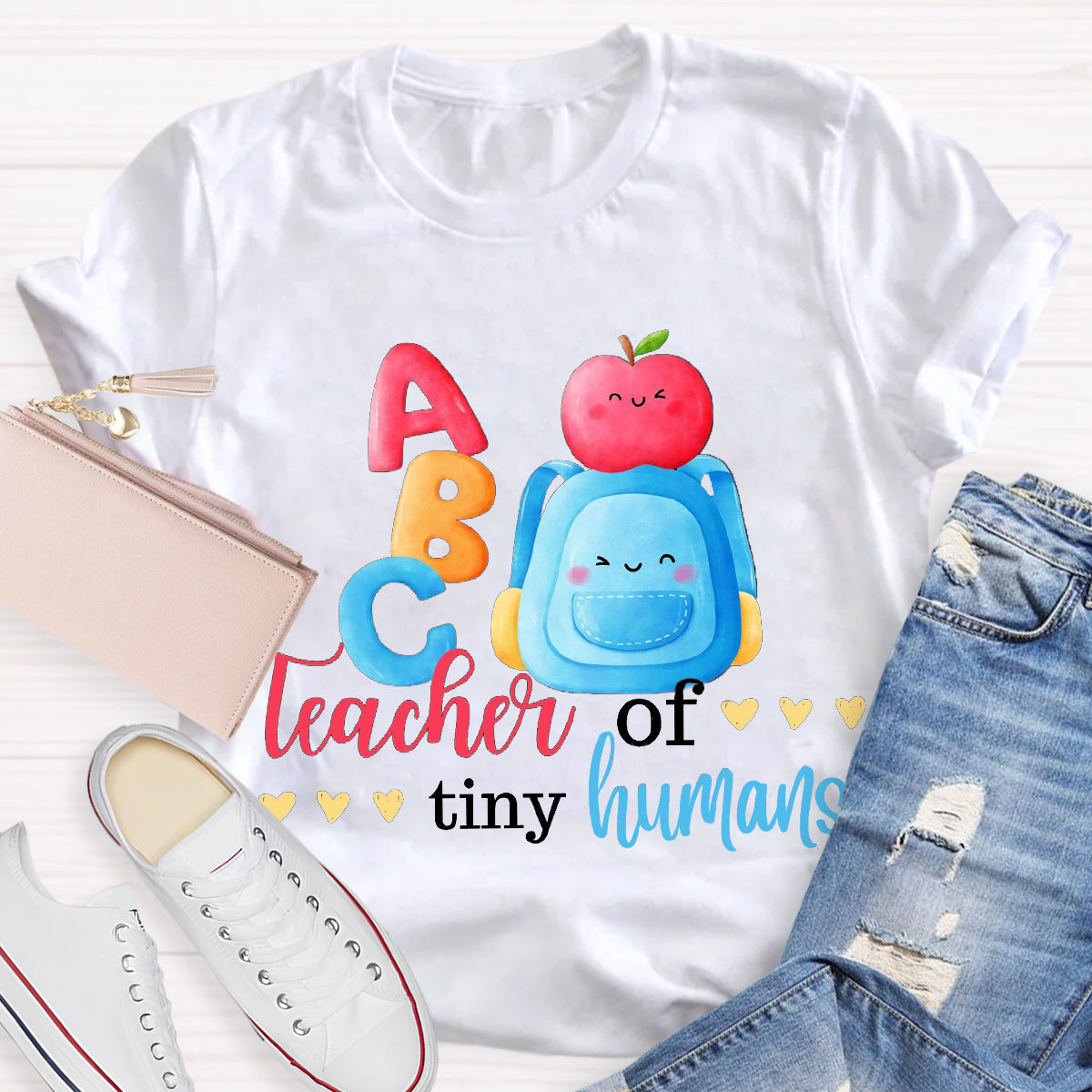 ABC Teacher Of Tiny Humans T-Shirt