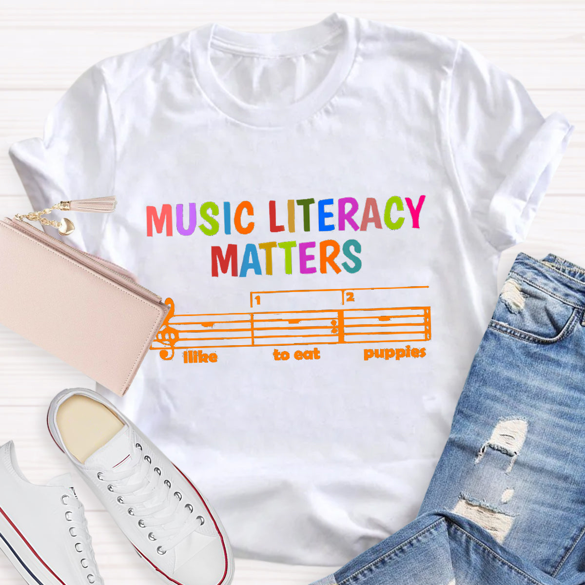 Music Literacy Matters Teacher T-Shirt