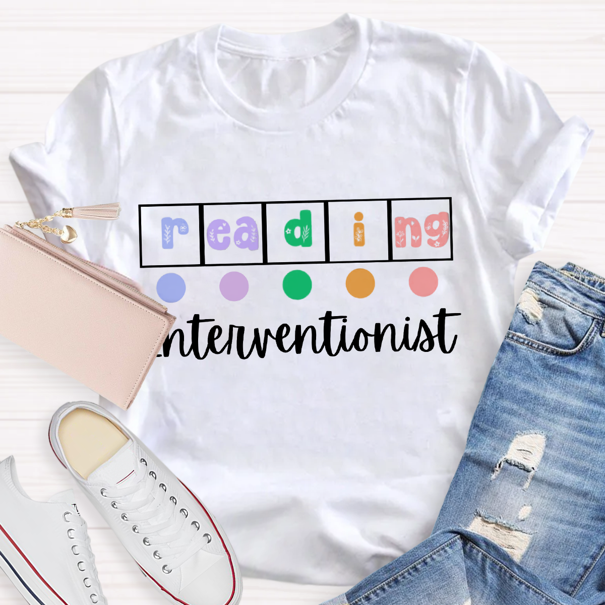 Reading Interventionist Teacher T-Shirt