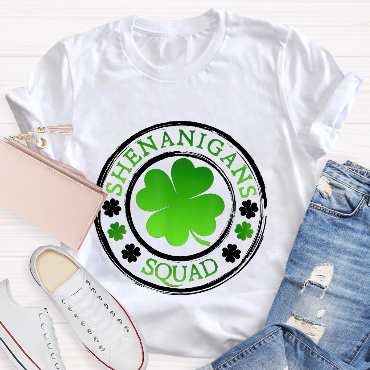 St Patrick's Day Shenanigans Squad T-Shirt