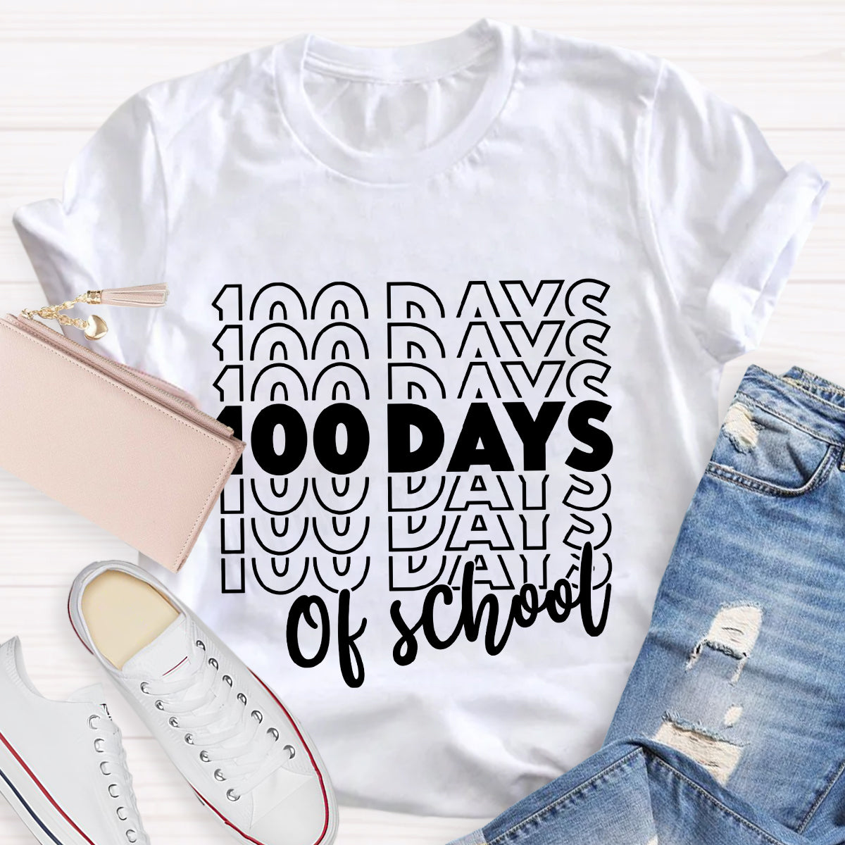 100 Days Of School Teacher T-Shirt