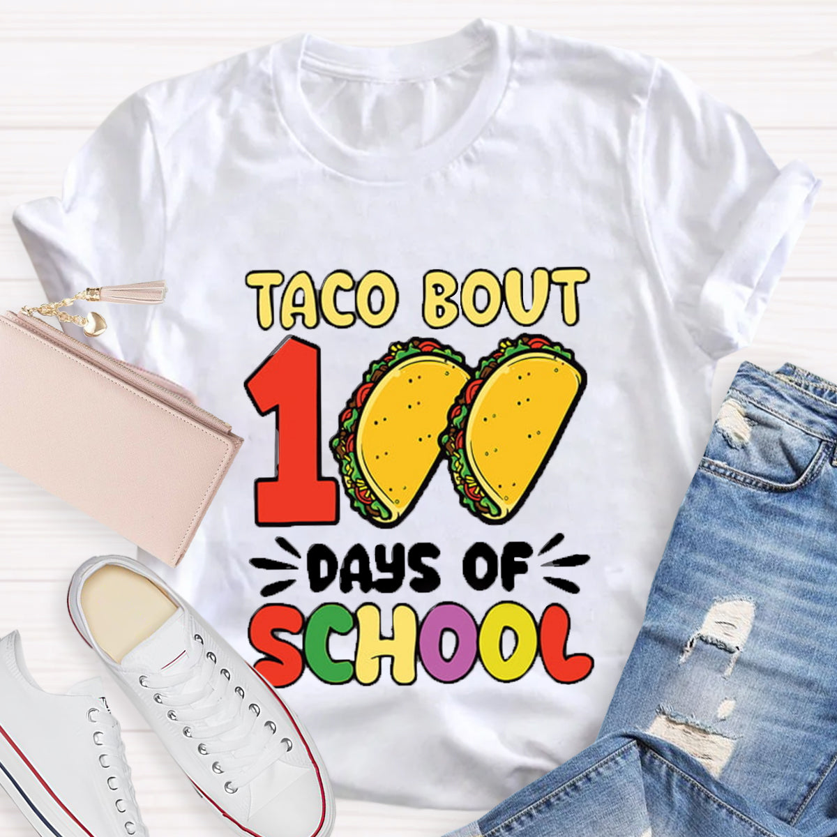 Taco Bout 100 Days Of School T-Shirt