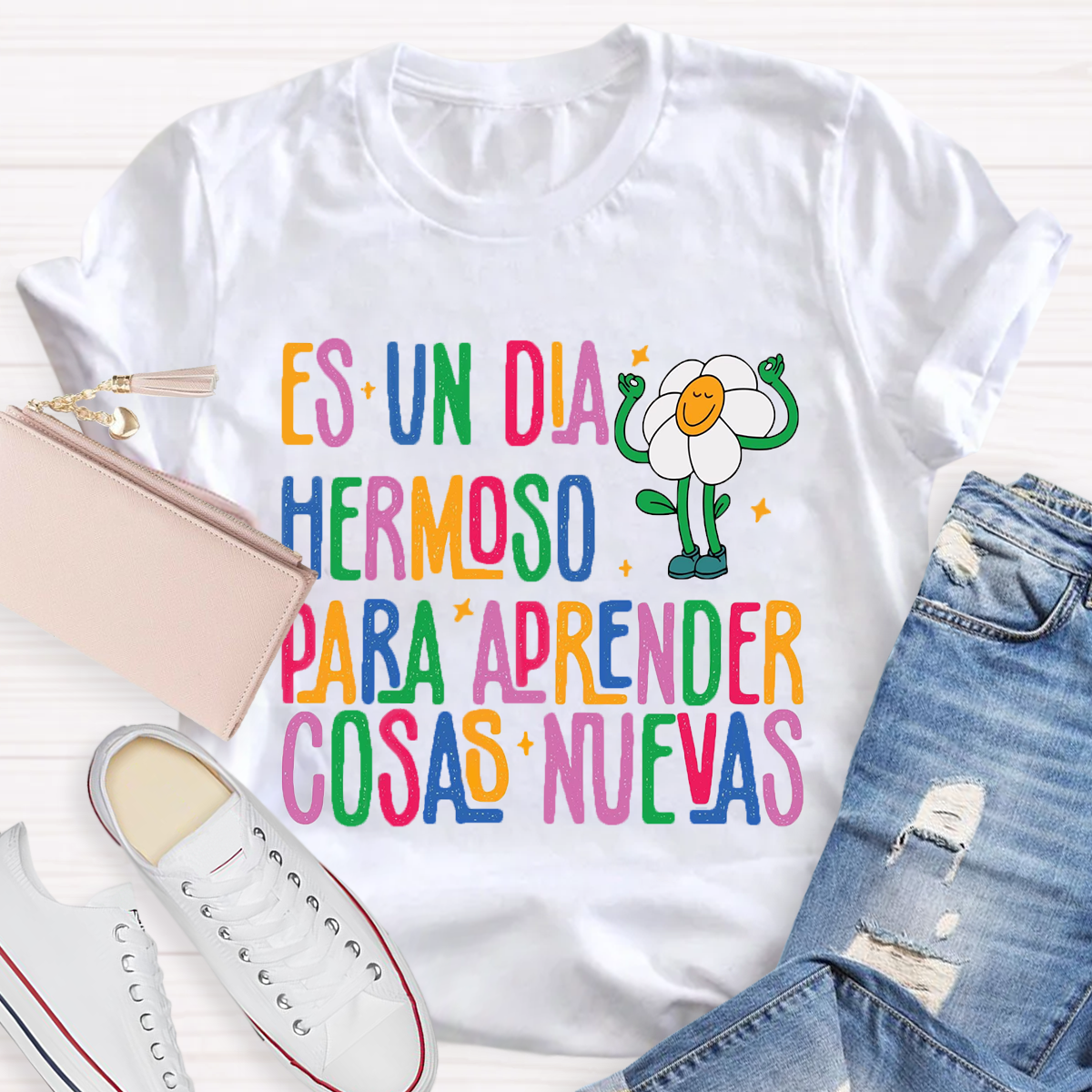 Cosas Nuevas Bilingual Teacher T-Shirt