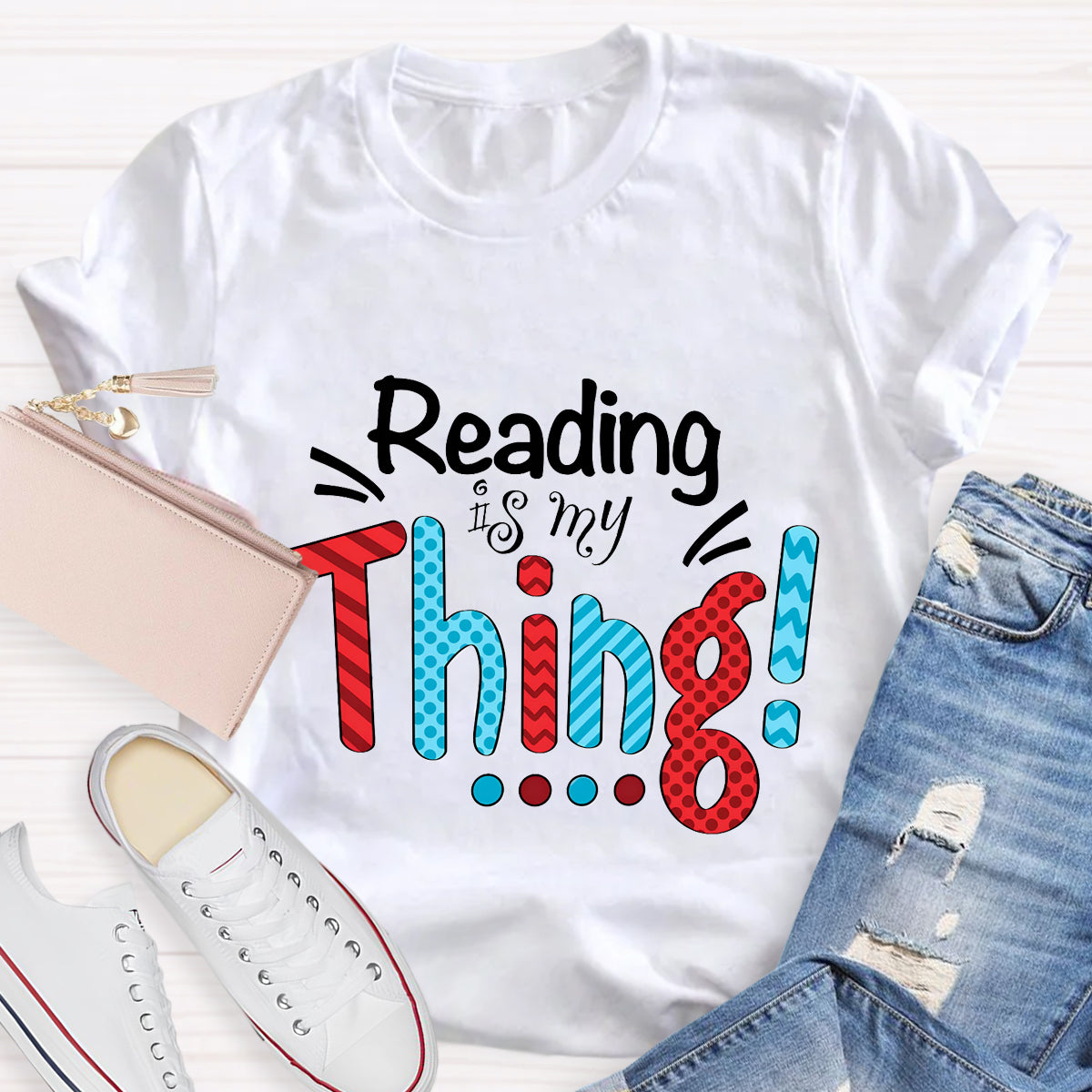 Reading Is My Thing Teacher T-Shirt