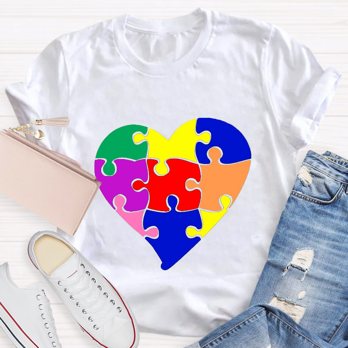 Puzzle Heart Special Education T-Shirt