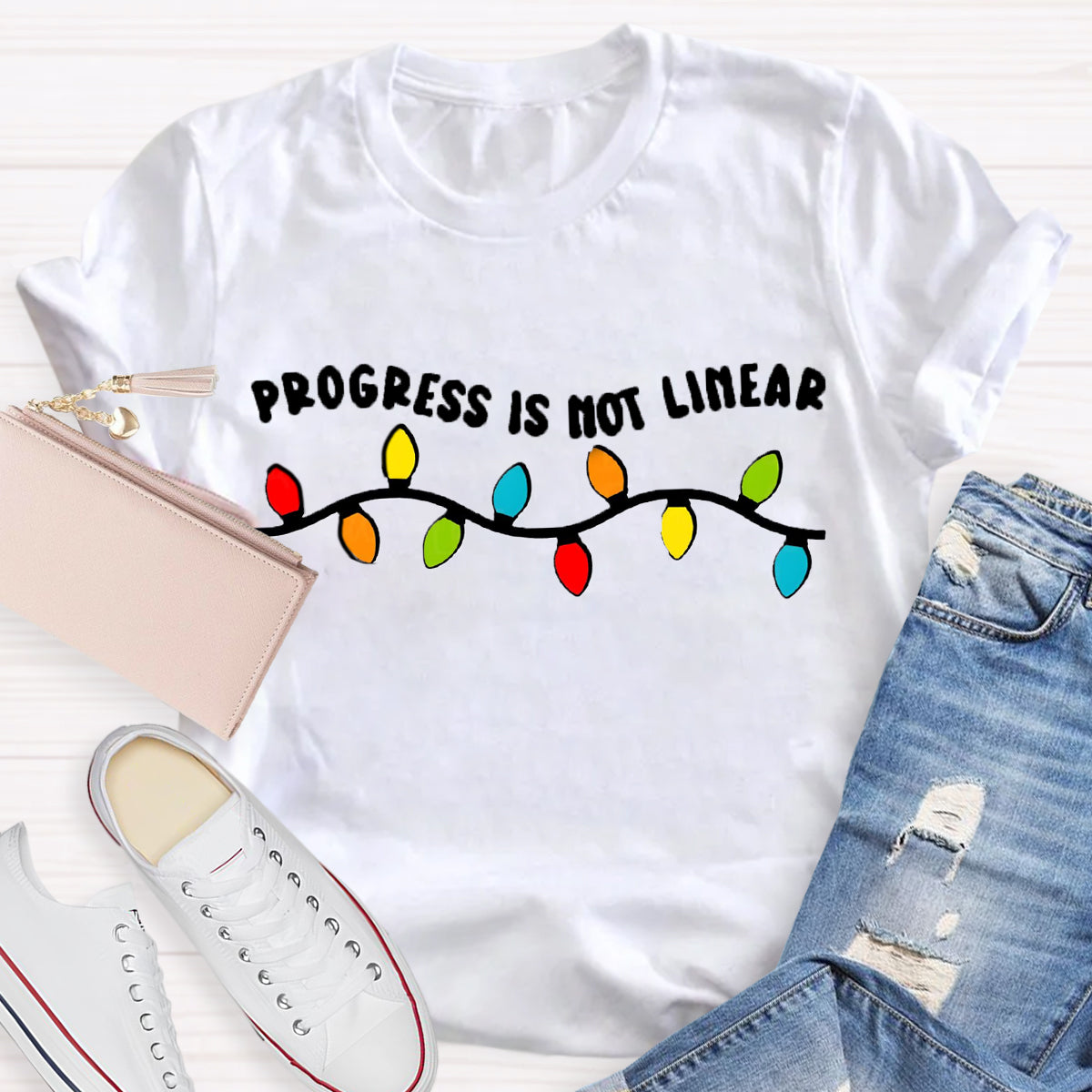 Progress Is Not Linear Test Day T-Shirt