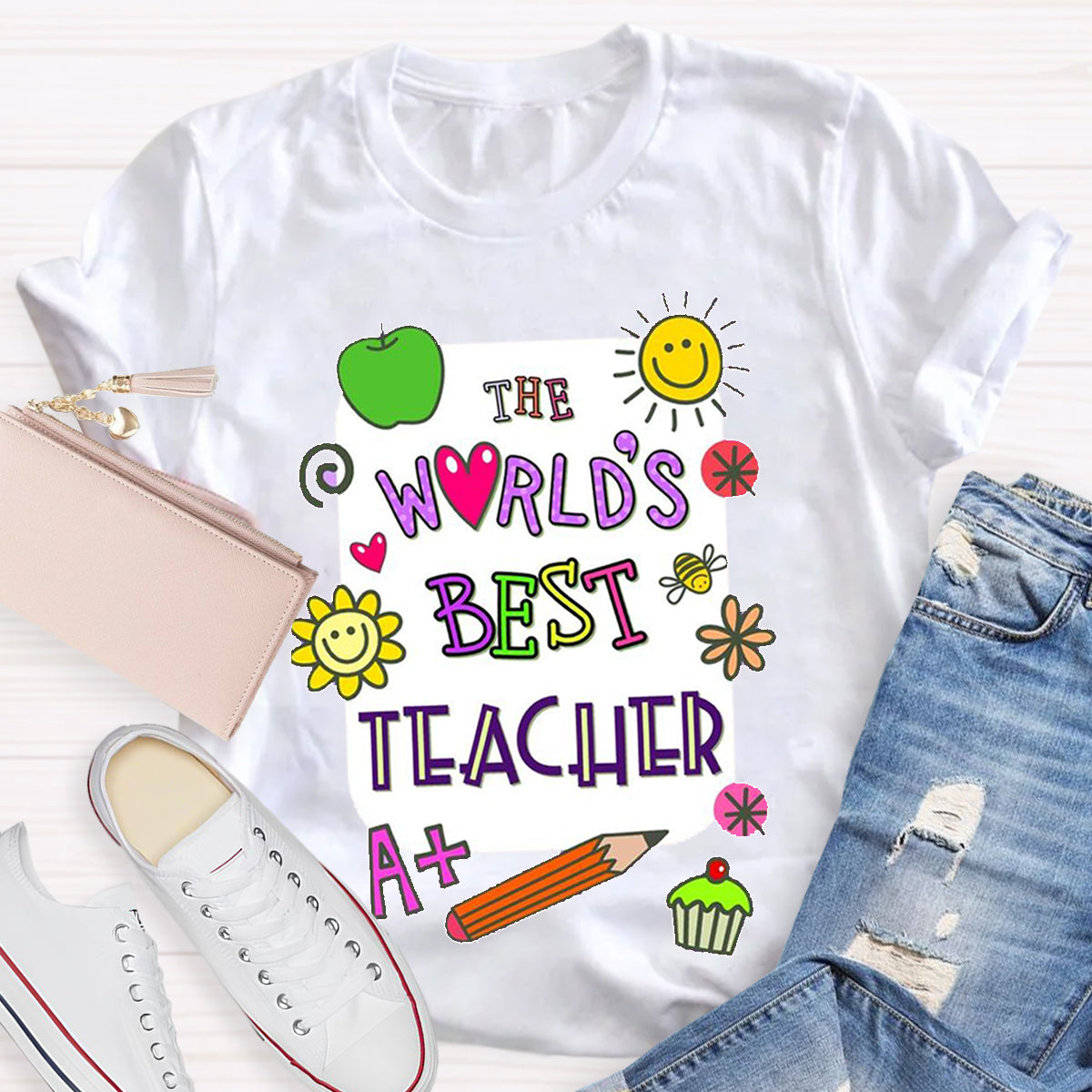 The Word's Best Teacher T-Shirt