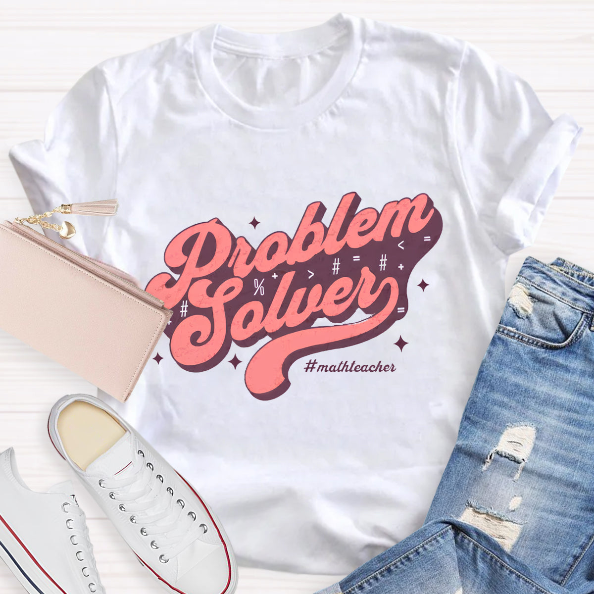 Problem Solver Math Teacher T-Shirt