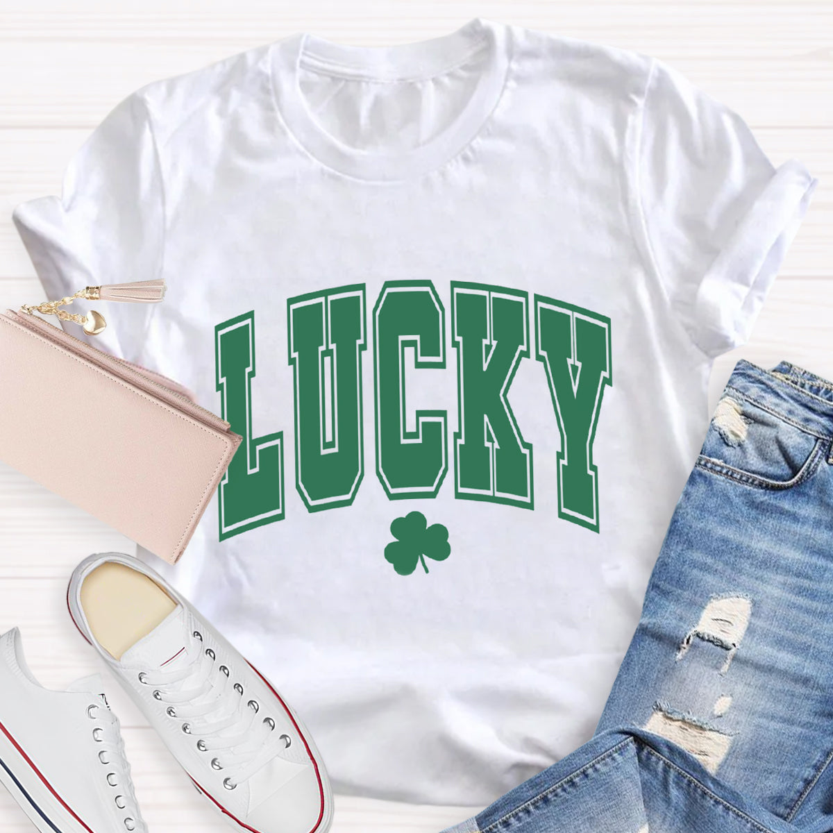 St Patrick's Day Lucky Shamrock T-Shirt