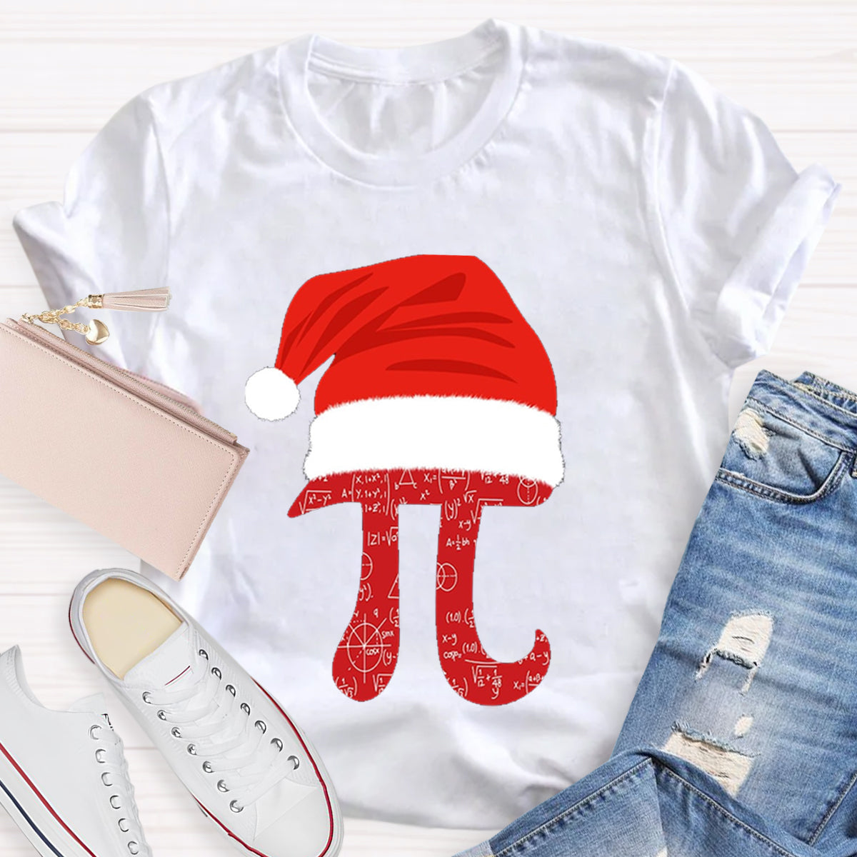 Math Teacher Christmas T-Shirt