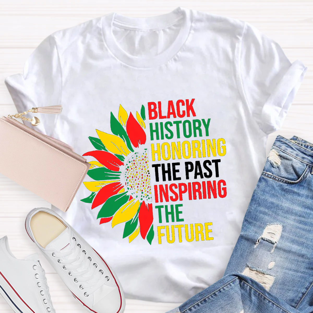 Black History Honoring The Past Inspiring The Future T-Shirt