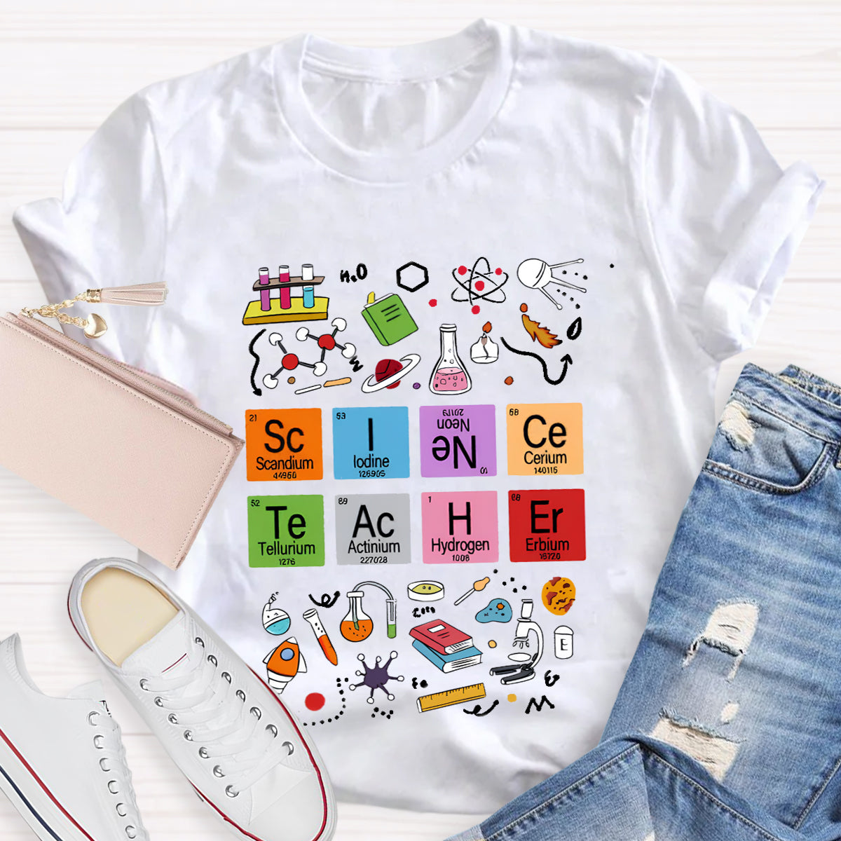 Science Teacher Play With These Equipments T-Shirt