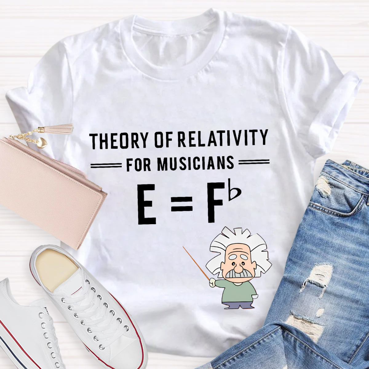 Theory Of Relativity For Musicians Teacher T-Shirt