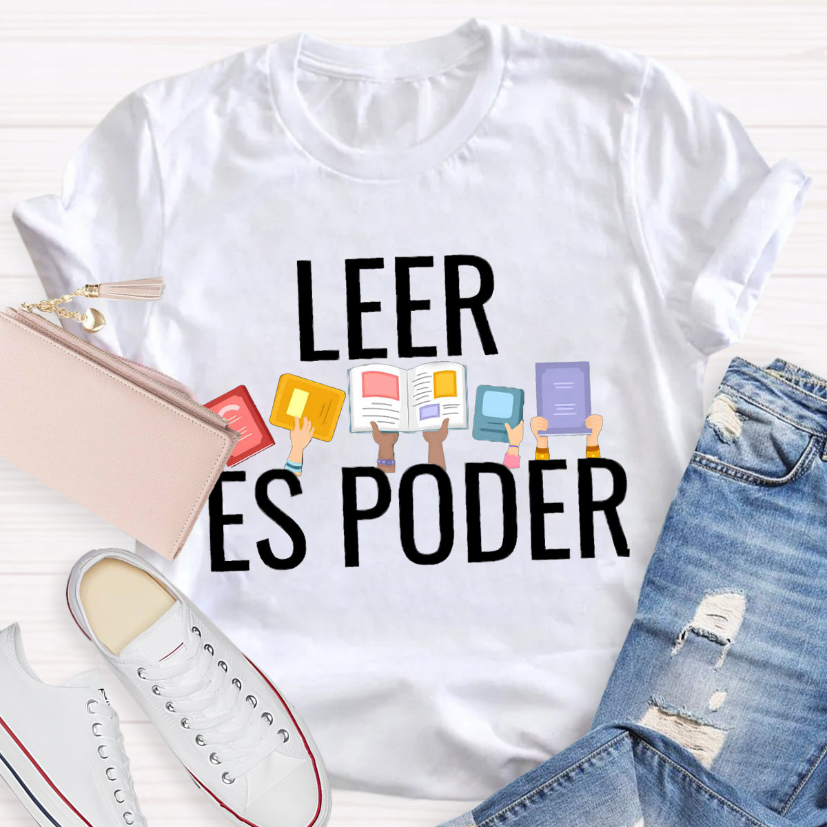 Leer Es Poder Spanish Teacher T-Shirt