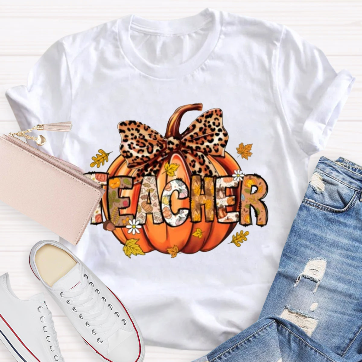 Teacher Pumpkin Teacher T-Shirt