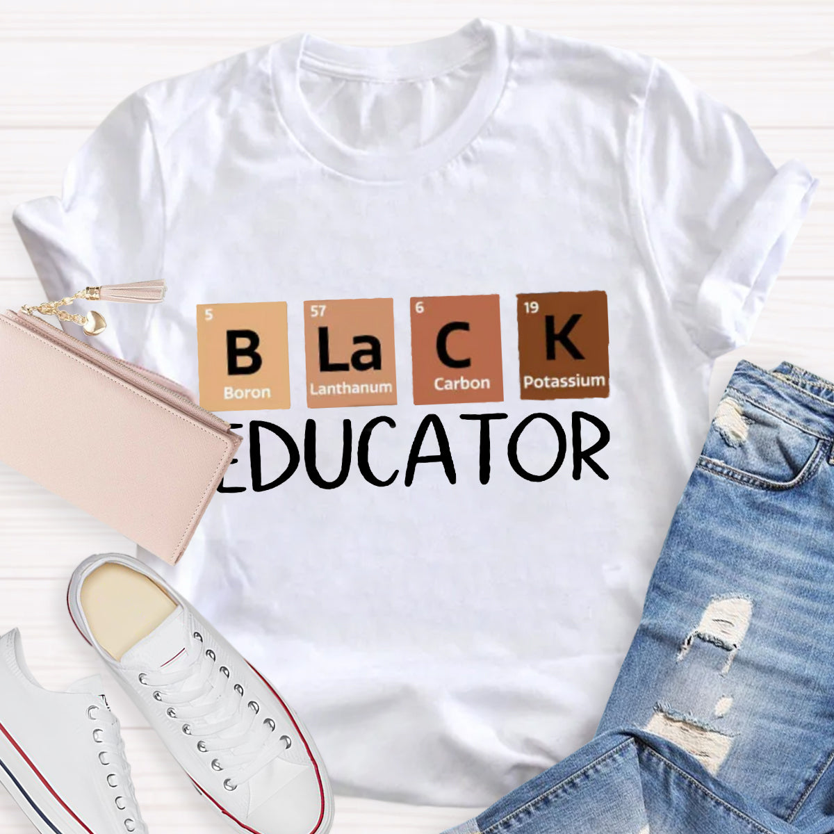 Black Educator Teacher T-Shirt