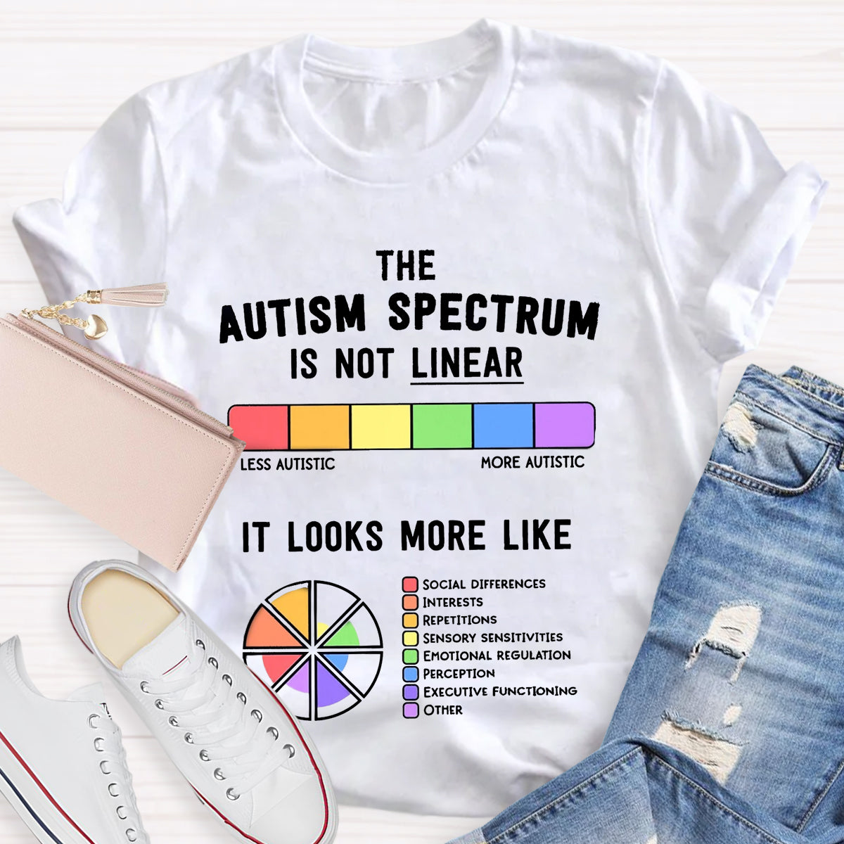 Autism Is A Spectrum Autism Awareness T-Shirt