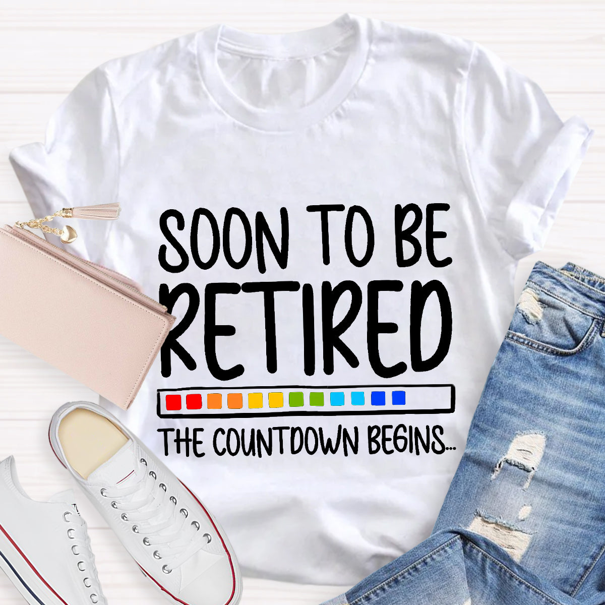 Soon To Be Retired The Countdown Begins Retirement T-Shirt