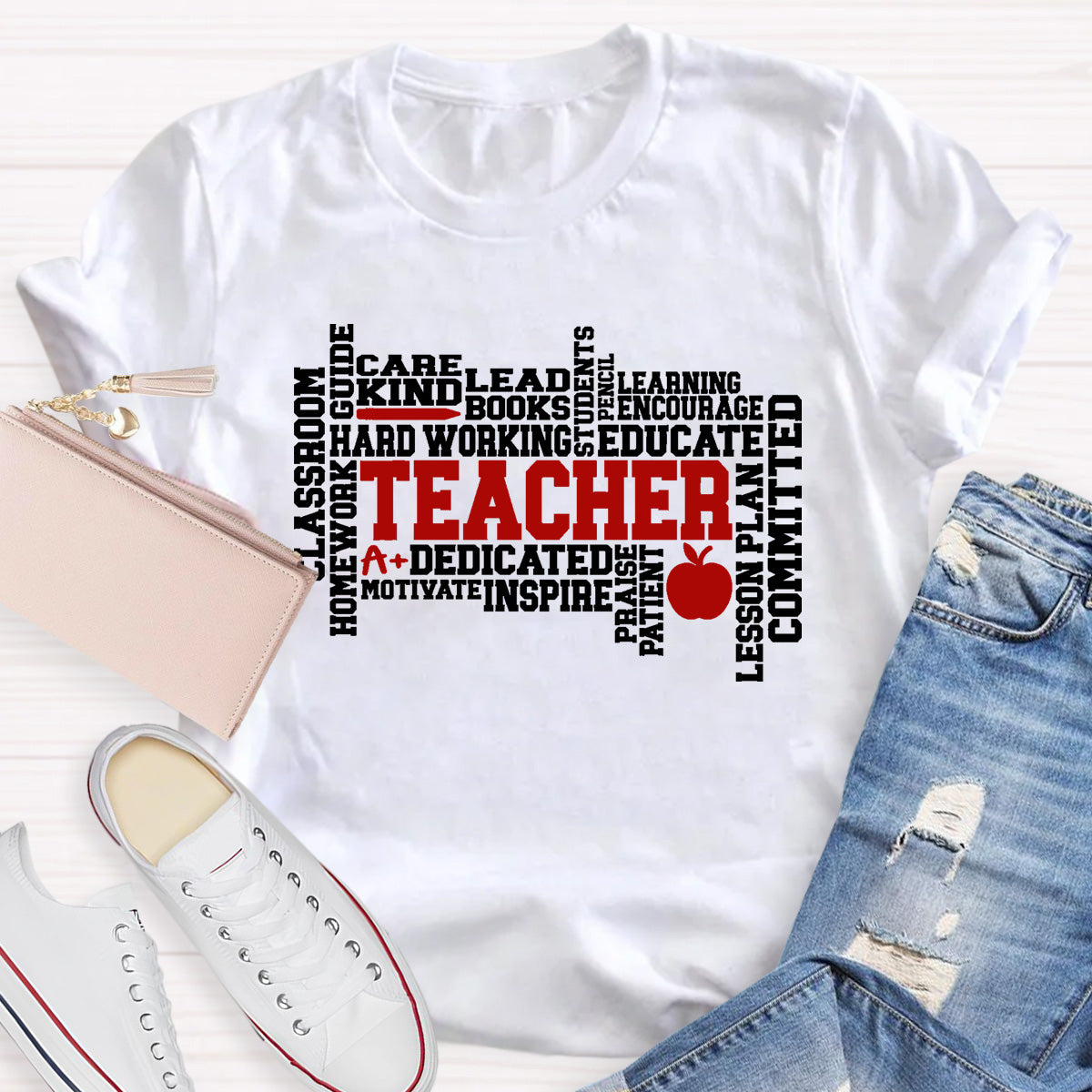 Teacher Definition Committed Encourage T-Shirt
