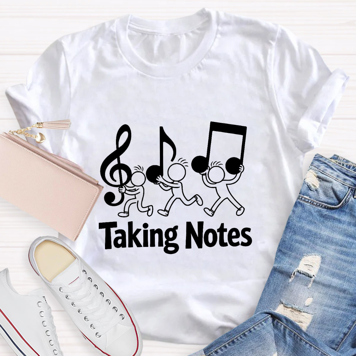Taking Notes Music Teacher T-Shirt