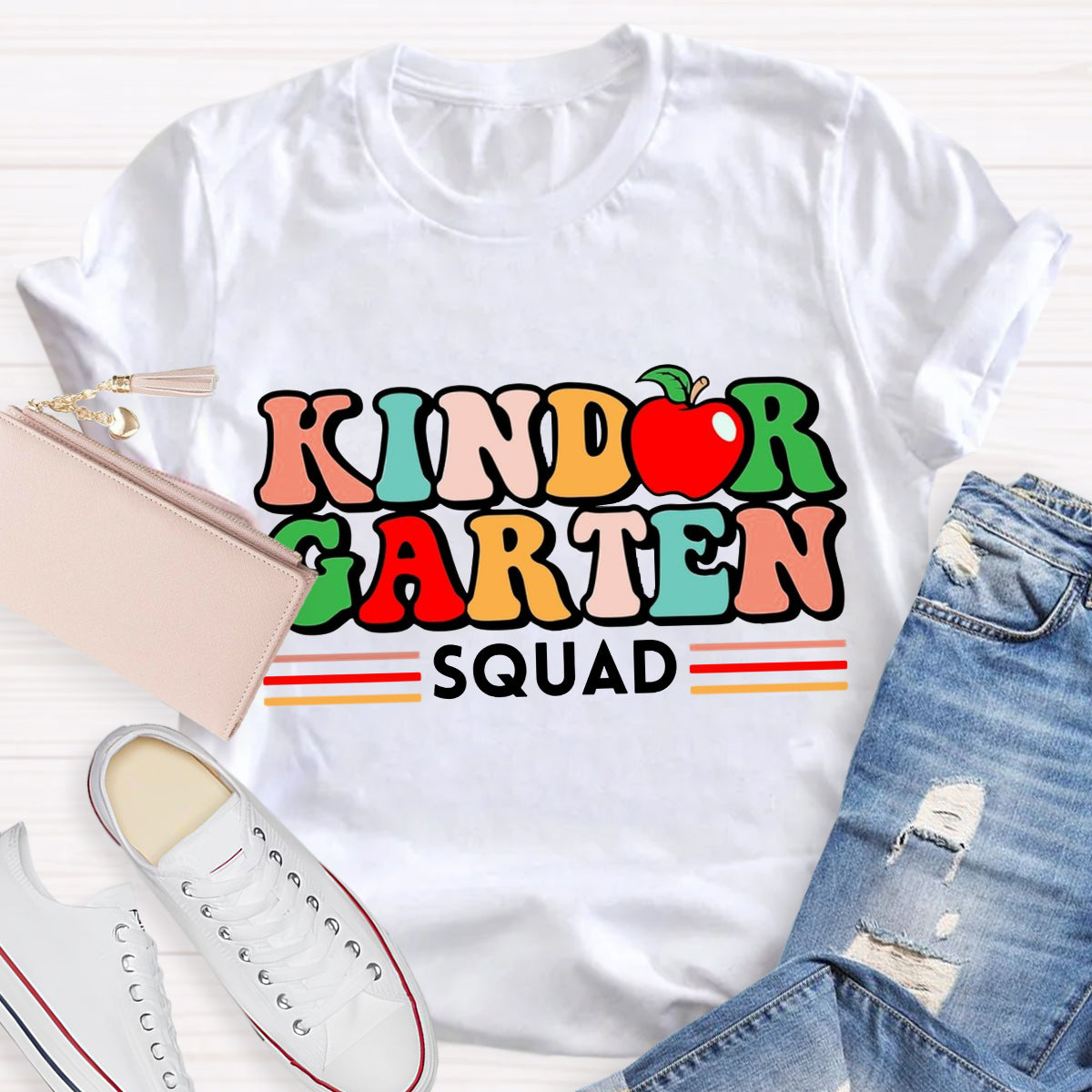 Personalized Grade Teacher Squad  T-Shirt